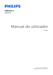 Manual Philips 32PFS6900 Televisor LED