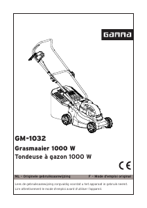 Mode d’emploi Gamma GM-1032 Tondeuse à gazon