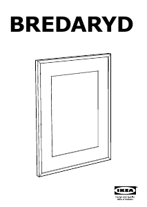 Brugsanvisning IKEA BREDARYD (30x40) Billedramme