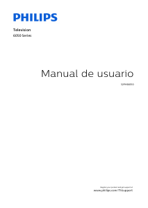 Manual de uso Philips 32PHS6050 Televisor de LED