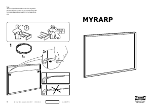 Manuale IKEA MYRARP (140x100) Cornice per foto