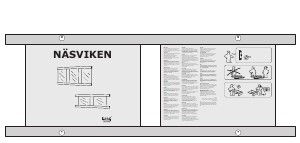 Priručnik IKEA NASVIKEN (101.7x45.9) Okvir za slike