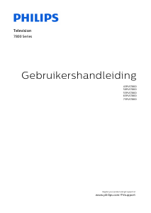 Handleiding Philips 50PUS7800 LED televisie