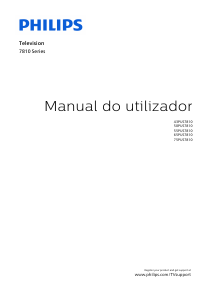 Manual Philips 50PUS7810 Televisor LED