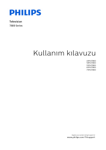 Kullanım kılavuzu Philips 55PUS7800 LED televizyon