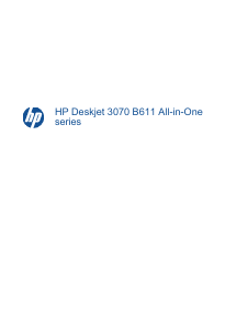 Bedienungsanleitung HP DeskJet 3070 Multifunktionsdrucker