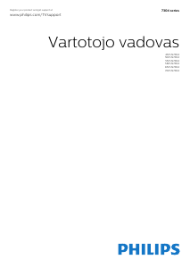 Vadovas Philips 55PUS7304 LED televizorius