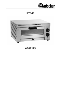 Handleiding Bartscher ST 340 Pizza Oven