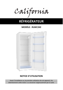 Mode d’emploi California RLMC242 Réfrigérateur