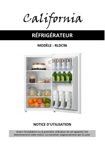 Mode d’emploi California RLDC96 Réfrigérateur