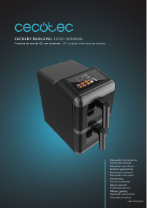 كتيب Cecotec Cecofry DuoLevel 12000 Window مقلاة عميقة