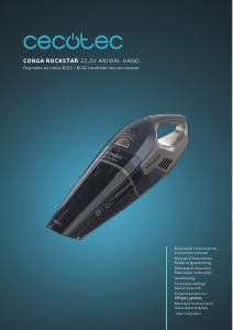 Manual Cecotec Conga Rockstar 25.2V Animal Hand Aspirador de mão