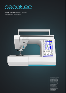 Instrukcja Cecotec BelleCouture 36000 Control Maszyna do szycia