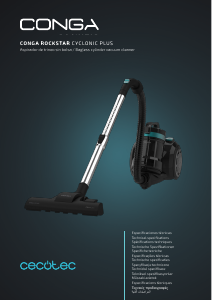 Mode d’emploi Cecotec Conga Rockstar Cyclonic Plus Aspirateur