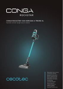 Bedienungsanleitung Cecotec Conga Rockstar 1500 Horizon X-Treme XL Staubsauger