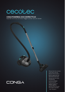 Manual Cecotec Conga Powerbag 2000 Compact Plus Vacuum Cleaner