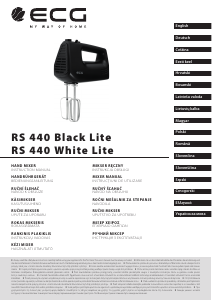 Manual ECG RS 440 Black Lite Mixer de mână