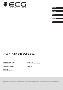 Bruksanvisning ECG EWS 60120 iSteam Tvättmaskin