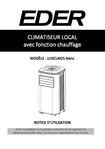 Mode d’emploi Eder JJ10CLM25 Climatiseur