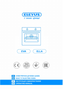 Bruksanvisning Eleyus EVA 6003 BL Ugn