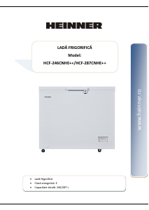 Manual Heinner HCF-246CNHE++ Congelator