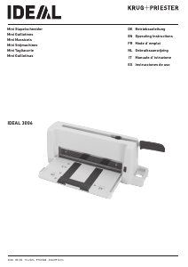 Manuale IDEAL 3006 Taglierina