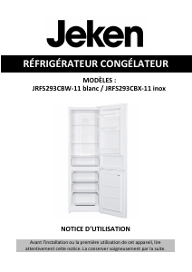 Manual Jeken JRFS293CBW-11 Fridge-Freezer