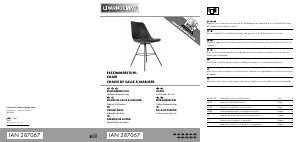 Manual Livarno IAN 287071 Chair