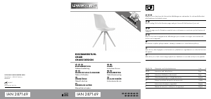 Manual Livarno IAN 287149 Chair