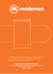 Manual de uso Mademsa MM91BLK Refrigerador