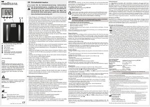Manual Medisana BS A45 Cântar