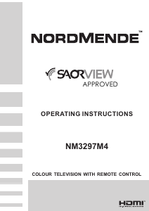 Manual Nordmende NM3297M4 LCD Television