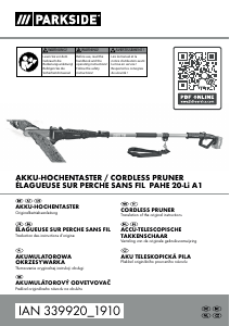 Bruksanvisning Parkside IAN 339920 Kedjesåg