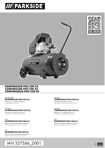Instrukcja Parkside IAN 327366 Kompresor
