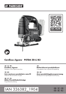 Mode d’emploi Parkside IAN 326382 Scie sauteuse