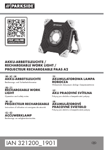 Instrukcja Parkside IAN 321200 Lampa