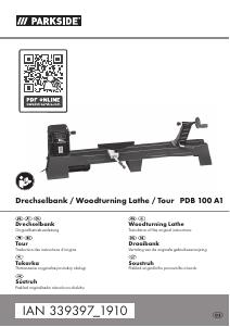 Bedienungsanleitung Parkside IAN 339397 Drehbank