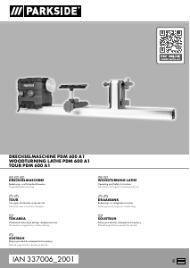 Bedienungsanleitung Parkside IAN 337006 Drehbank