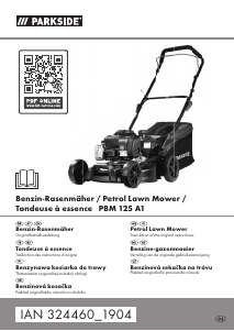 Bedienungsanleitung Parkside IAN 324460 Rasenmäher