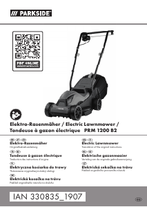 Mode d’emploi Parkside IAN 330835 Tondeuse à gazon