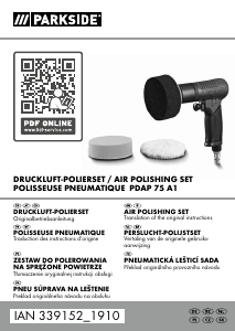 Bedienungsanleitung Parkside IAN 339152 Poliermaschine
