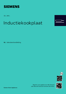 Handleiding Siemens EX67BNYV6E Kookplaat