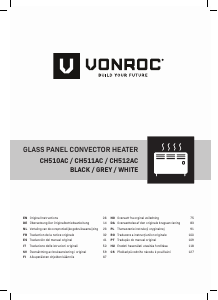 Manuale Vonroc CH510AC Termoventilatore