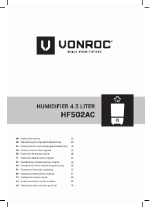 Bedienungsanleitung Vonroc HF502AC Luftbefeuchter