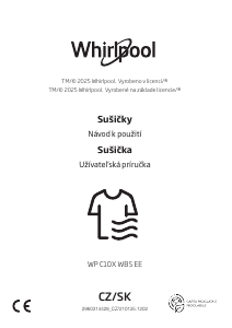 Návod Whirlpool WP C10X WBS EE Sušička