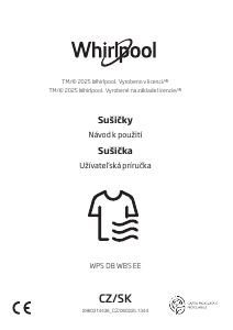 Návod Whirlpool WPS D8 WBS EE Sušička
