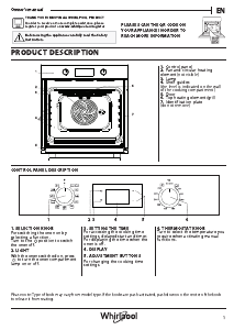 Manual Whirlpool OMR58HR1B Oven