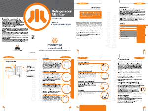 Manual de uso Mademsa MR50S Celcius Refrigerador