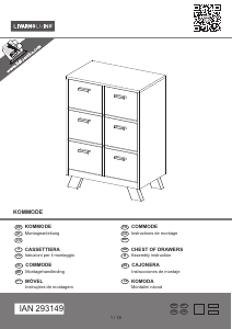 Manual Livarno IAN 293149 Comodă