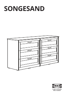 Bedienungsanleitung IKEA SONGESAND Kommode